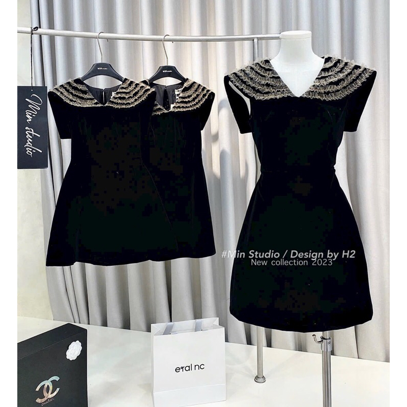 Váy nhung thiết kế