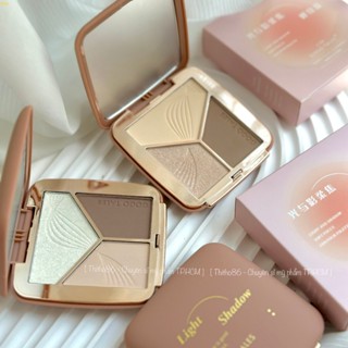 Phấn Bắt Sáng Tạo Khối 3 Ô Màu GOGO TALES Focus Contour GT545 - GOGOTALES