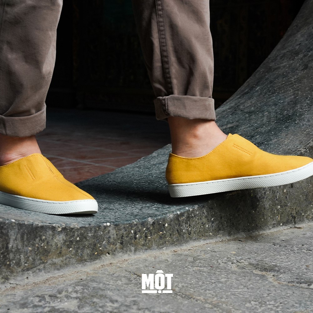 Giày Một vải vàng nghệ không dây