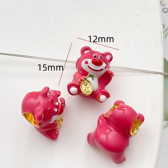 Charm gấu dâu hot -  Lotso Bears and Strawberry Disney