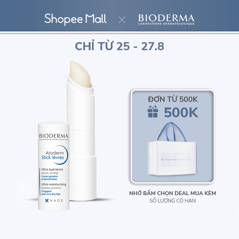 Son Dưỡng Môi Bioderma Atoderm Levres 4g