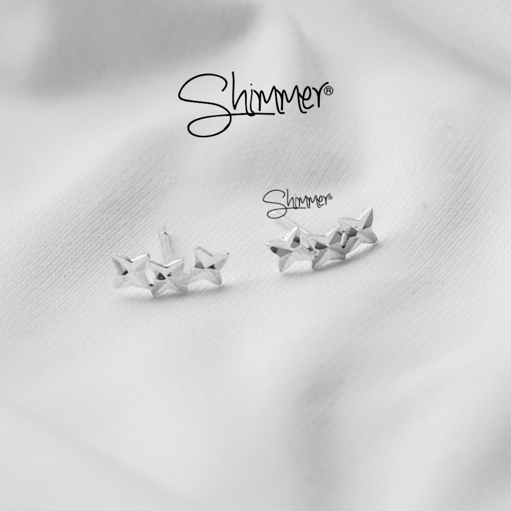 Bông tai bạc 925 Twinkling 2 - Shimmer Silver