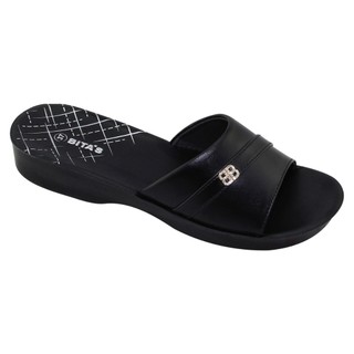 DÉP QUAI NGANG NỮ BITA'S ĐẾ THẤP DAN.113 (ĐEN + ĐỎ ĐÔ + KEM + XÁM) - BITAS