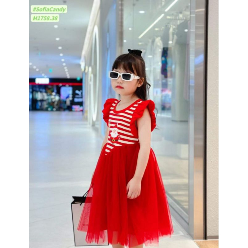 Váy cho bé gái từ 10 đến 30kg . ảnh thật trãi sàn.váy gấu dâu.váy noen cho bé