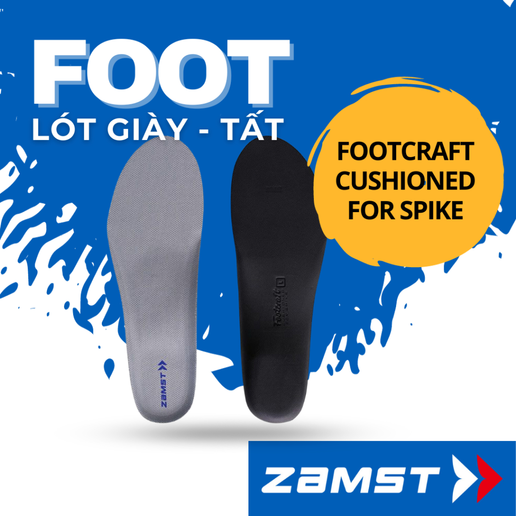 Lót giày thể thao ZAMST chính hãng Footcraft cushioned for SPIKE