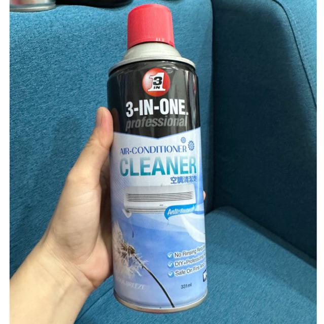 Chai Vệ Sinh Máy Lạnh 3 in 1 WD 40 Air Conditioner Cleaner Khử Khuẩn Vệ Sinh làm sạch Điều Hoà 331ml (Brand from USA)