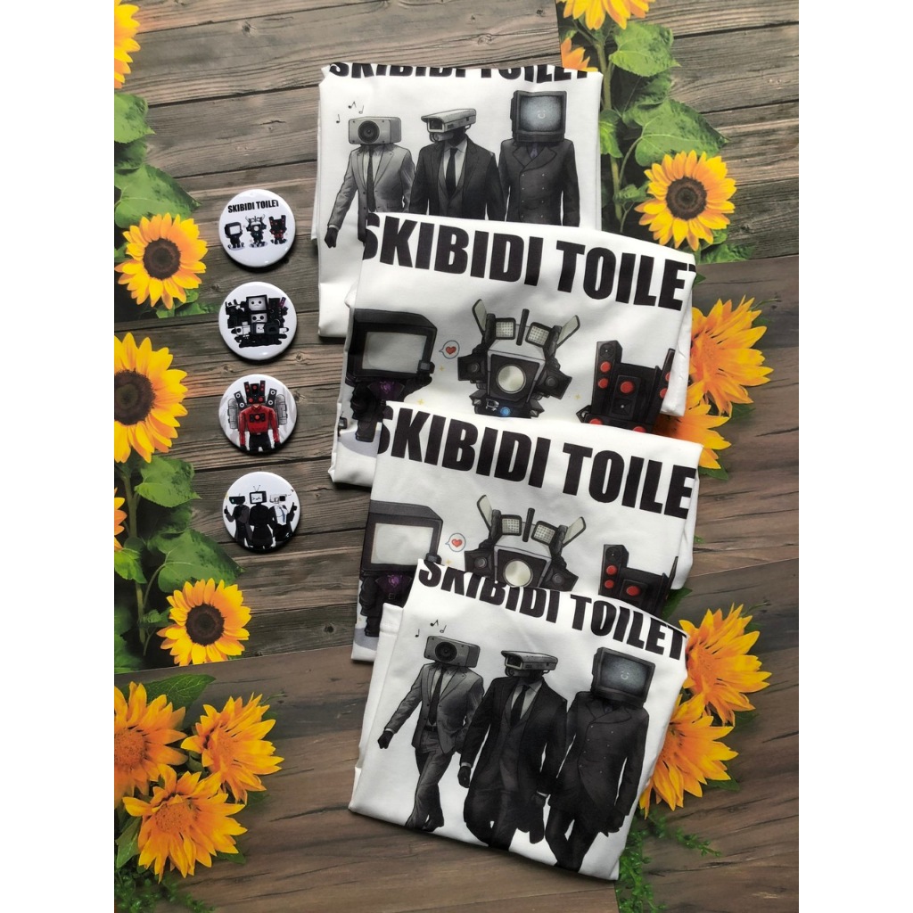 Áo in hình Skibidi Toilet Drill Man Ma1393