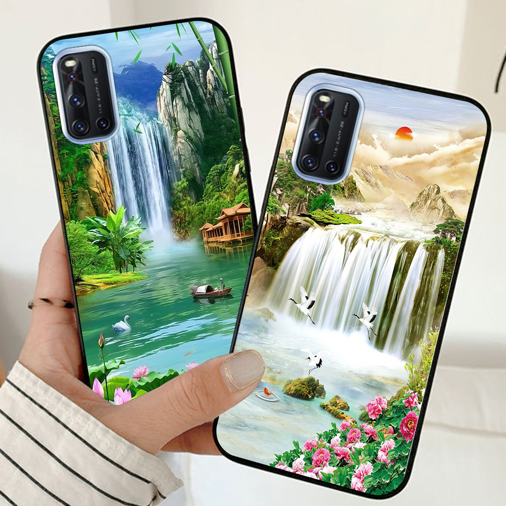 Ốp lưng vivo v19 / v20 / v21 in hình phong cảnh phong thủy tài lộc