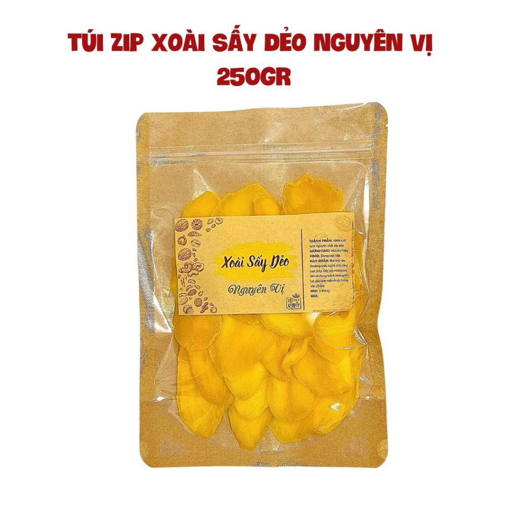 Xoài sấy dẻo ít ngọt GO NUTS nguyên vị/muối ớt, hoa quả trái cây sấy dẻo ít đường thuần chay phù hợp ăn kiêng giảm cân