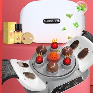 Máy Massage Bụng Đa Năng,Tích Hợp Đá Nóng Himalaya Hỗ Trợ Giảm Mỡ Bụng, An Toàn-Tiện Lợi Đai Mát Xa Eo Lưng Vai Cổ Gáy