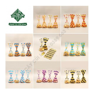 Set 50 túi kiếng sắc màu 12.5x27cm