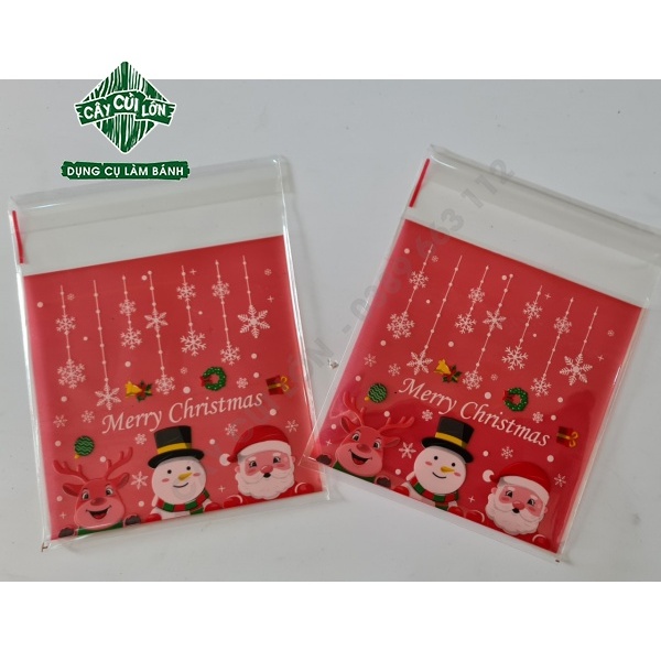 TÚI DÁN NOEL 10X10CM