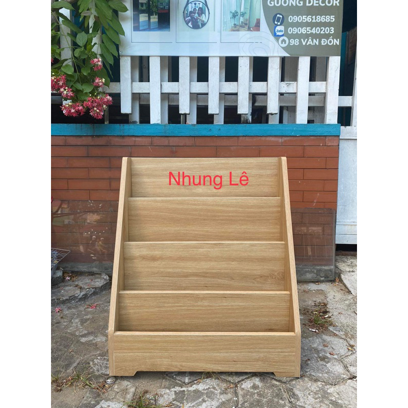 Kệ sách 4 tầng đa năng cho bé yêu hàng loại 1 gỗ 17mm