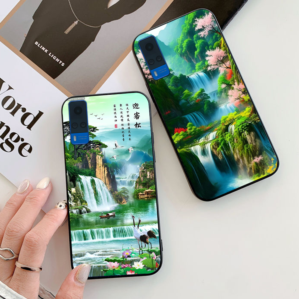 Ốp lưng vivo y51 2020 , y53s / y51 2015 in hình phong cảnh phong thủy tài lộc