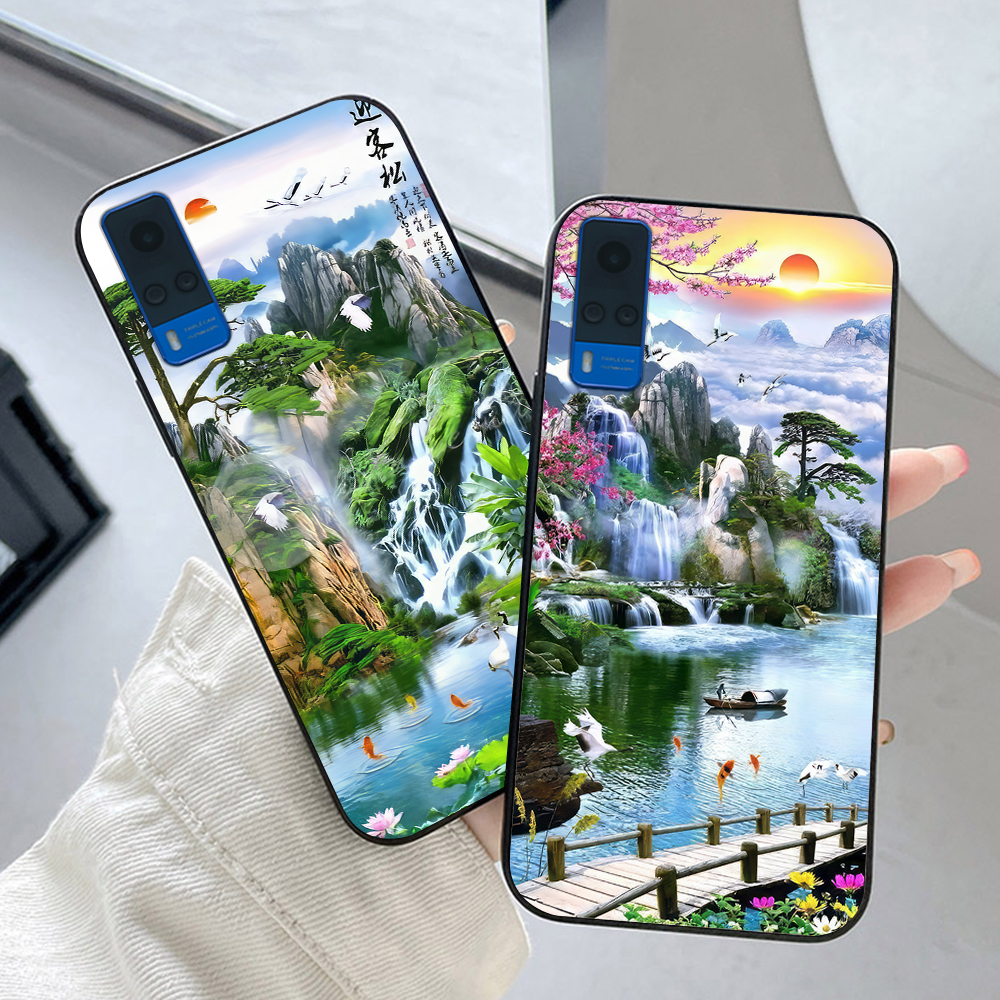 Ốp lưng vivo y51 2020 , y53s / y51 2015 in hình phong cảnh phong thủy tài lộc