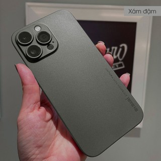 Ốp lưng SIÊU MỎNG iPhone 15/ 15 Plus/ 15 Pro/ 15 Pro Max, ốp bảo vệ camera, ốp nhám mờ hiệu Memumi