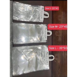  COMBO TÚI ĐỰNG HOA TRONG SUỐT túi bóng kính quai giấy 