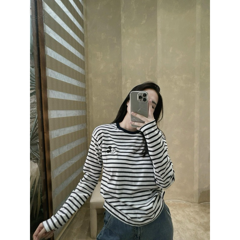 Set 3 áo thêu mickey