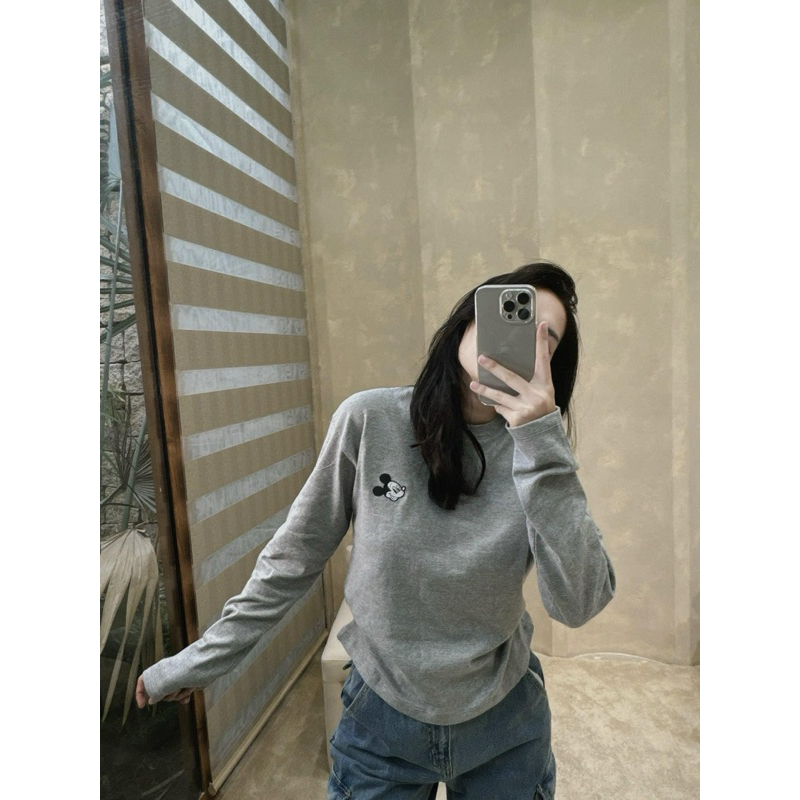 Set 3 áo thêu mickey