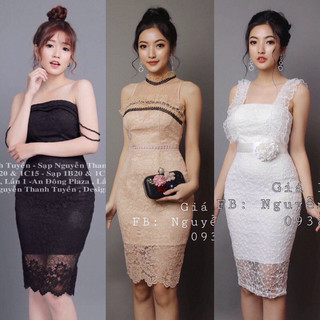 🍒Đầm ren body⚡️nhiều mẫu