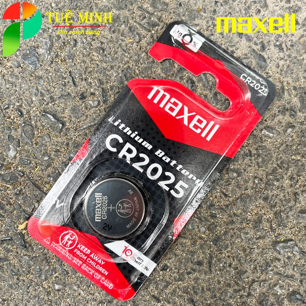 Pin Maxell CR2032, CR2025, CR2016 Lithium 3V chính hãng, pin Cmos