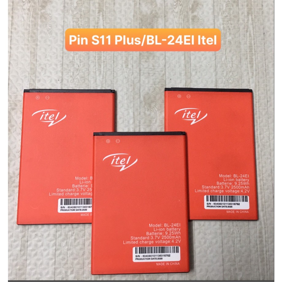Pin BL-24Ei/S11 Plus/A13/1508 plus/A13/S31 itel Mới