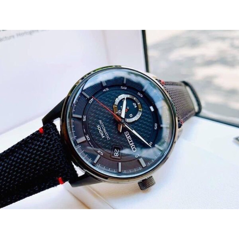 Đồng hồ nam dây vải Seiko Automatic Sport SSA383K1