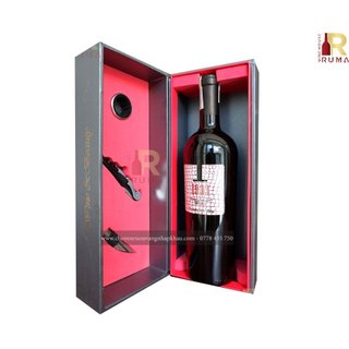 Quà tặng hộp 1 chai rượu vang Ý 1933 Semi Dolce kèm phụ kiện