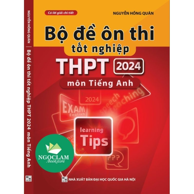 Sách - Bộ đề ôn thi tốt nghiệp trung học phổ thông 2024 môn Tiếng Anh