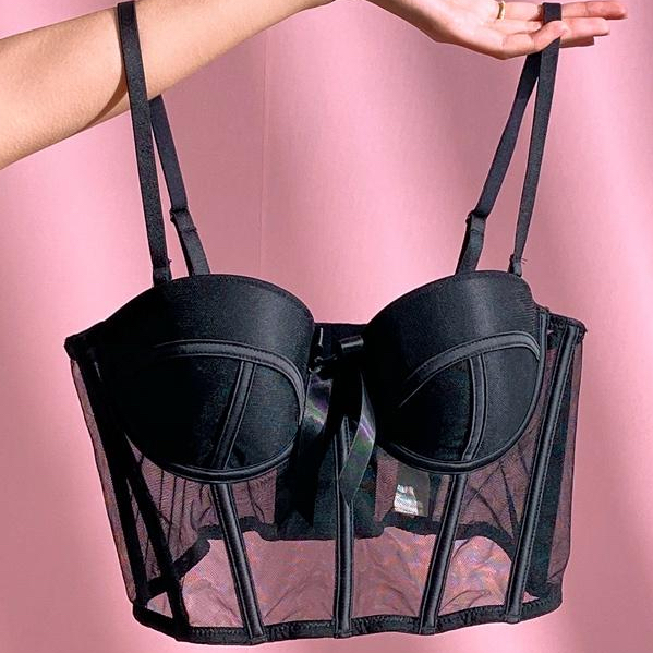 Áo Corset Bra Nữ Cup Ngực 7 Xương Nâng Ngực Định Hình Cao Cấp Sang Trọng -- 211204