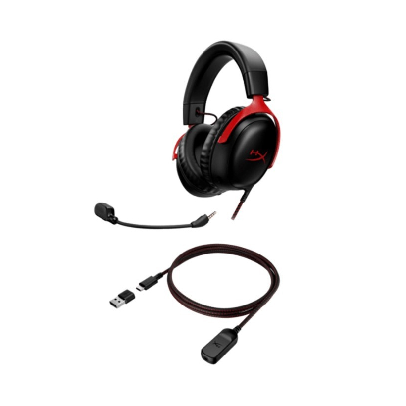 Tai nghe chơi game có dây - HyperX Cloud III Black/Red