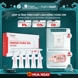 Siêu Tinh Chất Làm Hồng Se Khít Vùng Kín Angel's Liquid Glutathione Plus Niacinamide Inner Pure Gel 2ml x15 ống
