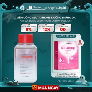 Viên uống Angel's Liquid Glutathione Oneday Collagen hỗ trợ trắng da, cấp nước