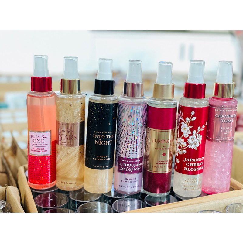 Xịt thơm ánh nhũ Bath and Body Work 145ml