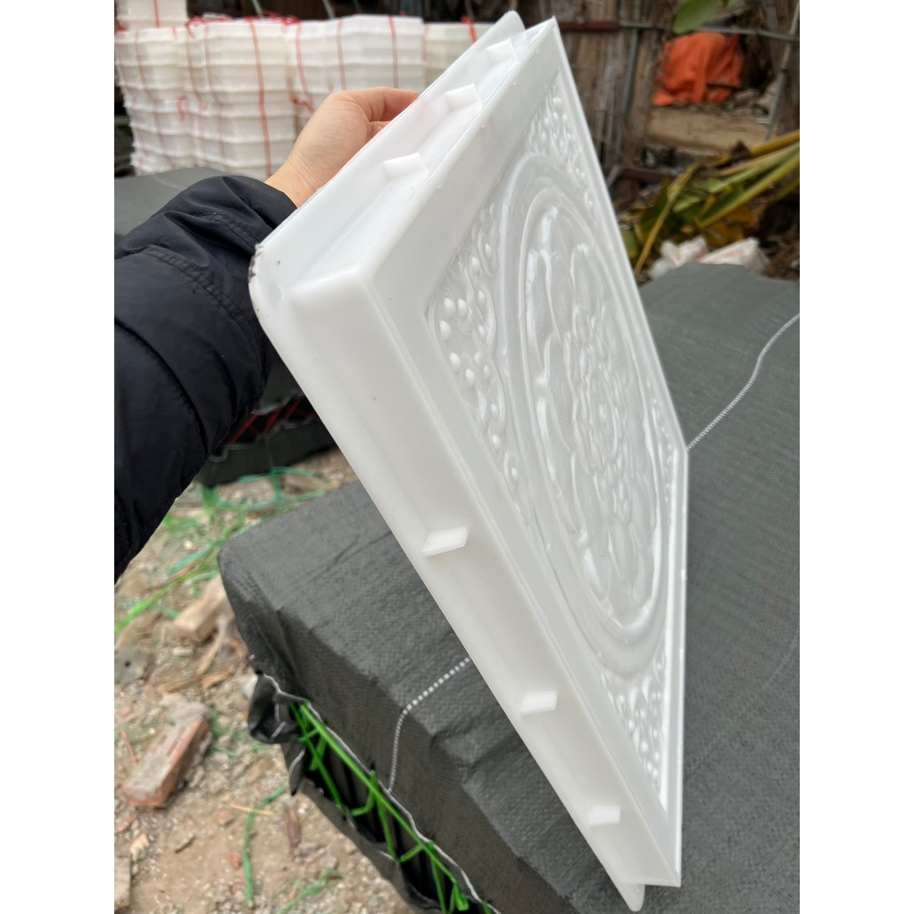 THANH LÝ NHANH Khuôn đúc gạch Hoa sen loại 1, khuôn dày chắc chắn