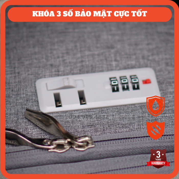 Vali vải dù siêu nhẹ Wemge Sarbie chỉ 2.6kg - Size 24"