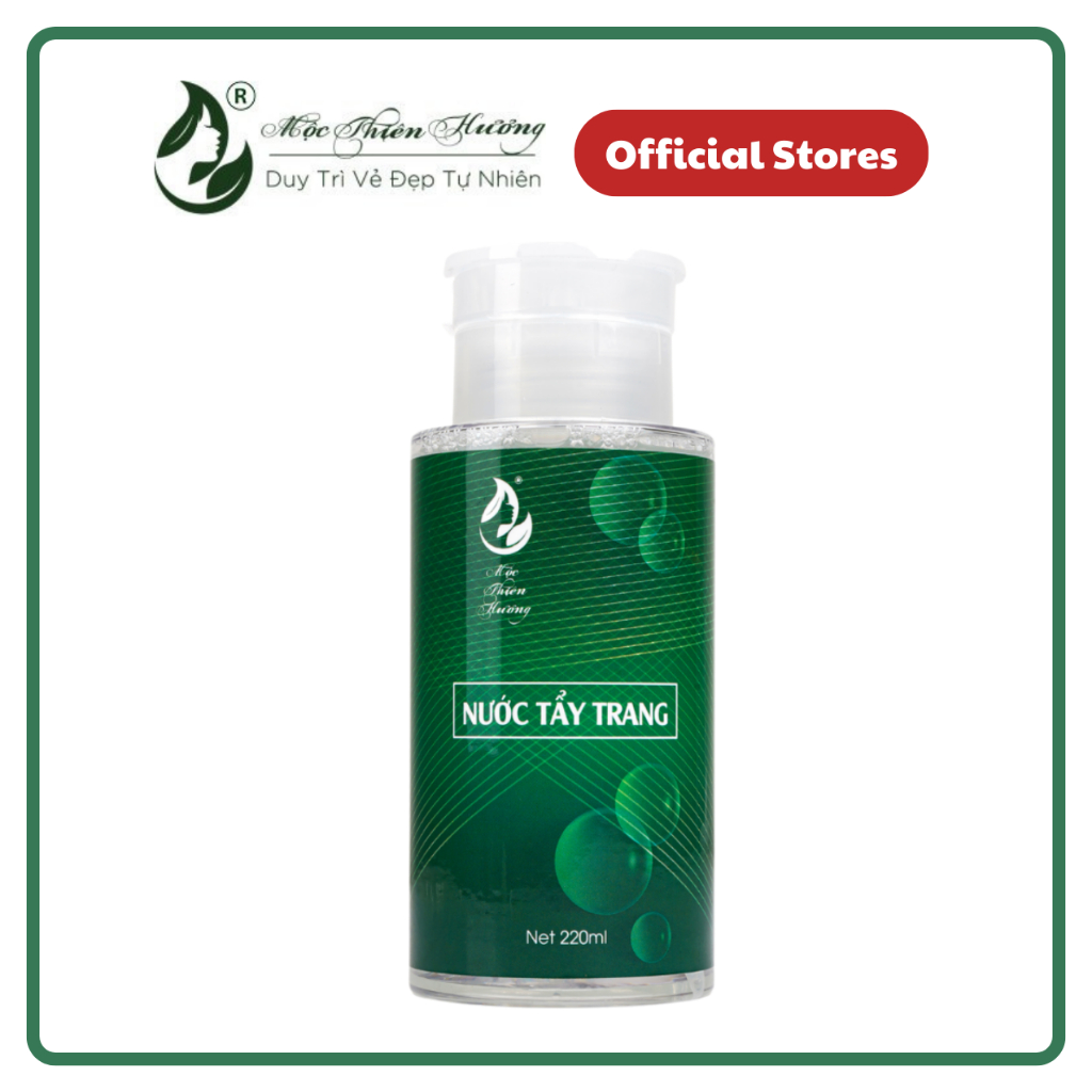 Nước Tẩy Trang Dưỡng Ẩm, Nước Tẩy Trang Sạch Da, An Toàn, Lành Tính Cho Mọi Loại Da, Chai 220ml/chai - Mộc Thiên Hương