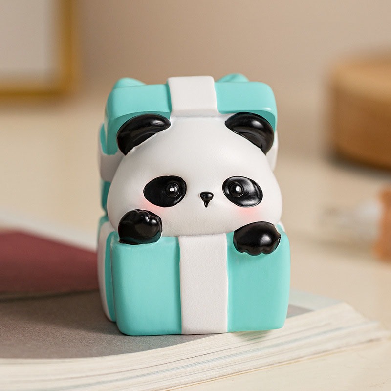 Mô hình Gấu trúc Panda mini ăn kem, đọc sách Ráp dễ thương, nhiều mẫu mã trang trí bàn học, quà tặng bạn bè