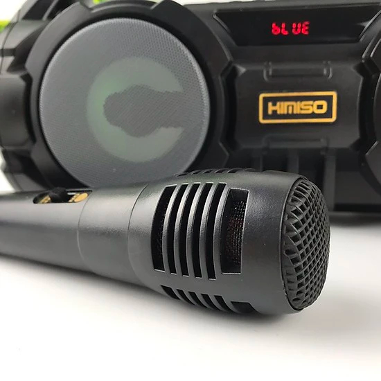 Loa Karaoke Bluetooth Xách Tay Kimiso KM - S1 - Loa Di Động Có Đèn Led Kèm Mic Và Dây CHính hãng bảo hành 12 tháng