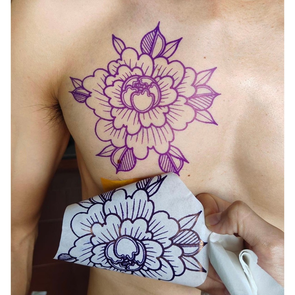 Giấy than scan in hình xăm các loại hàng có sẵn