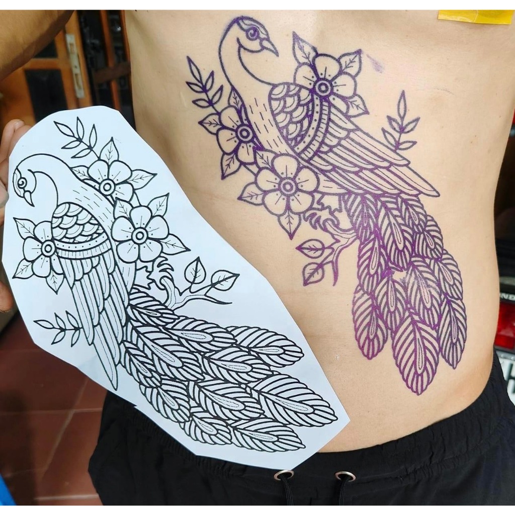 Giấy than scan in hình xăm các loại hàng có sẵn