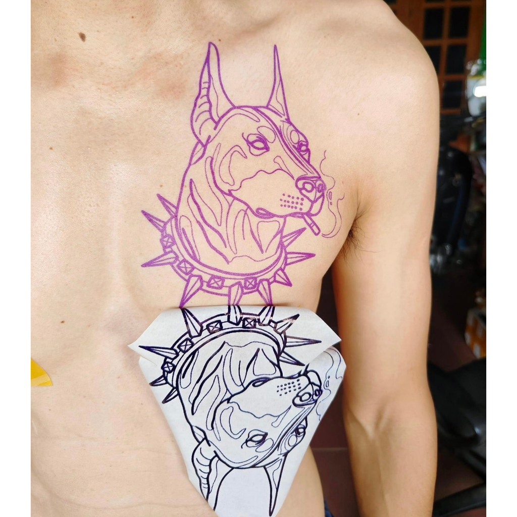 Giấy than scan in hình xăm các loại hàng có sẵn