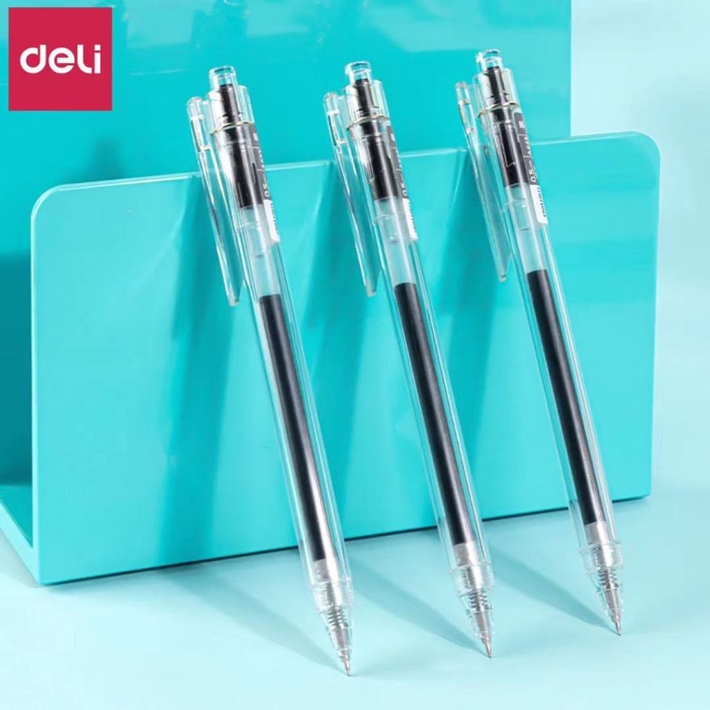 Bút Gel Deli A623 Ngòi 0.5 Mực Đen