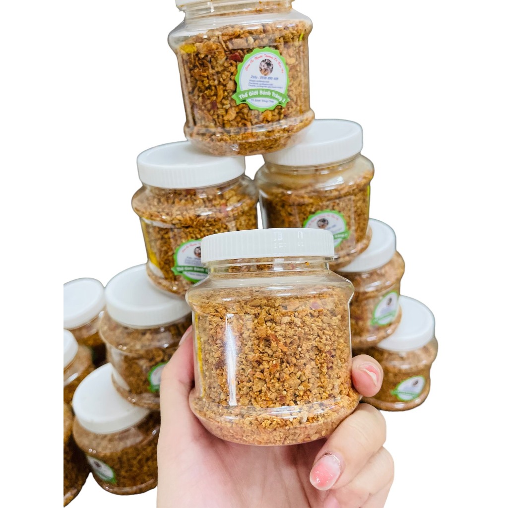 HỦ 100G MUỐI TÔM ĐẶC BIỆT - DÙNG TRONG BÁNH TRÁNG TẮC ỚT