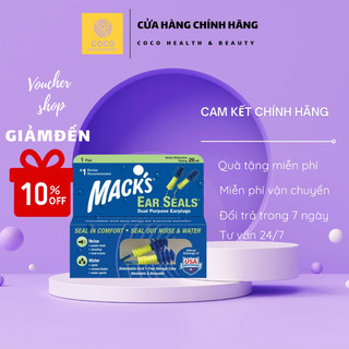[CHÍNH HÃNG] Nút bịt tai đi bơi Mack’s Ear Seals 2 chức năng chống ồn, chống nước