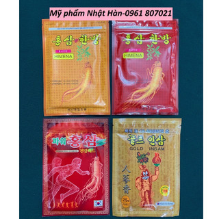 Cao Dán Hồng Sâm Hàn Quốc Himena/Gold InSam Vàng/Đỏ Gói 20-25 miếng