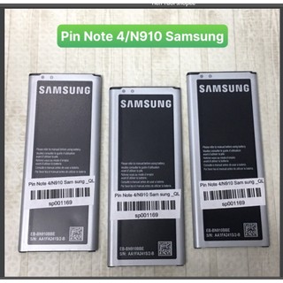 Pin note 4, n910 samsung mới
