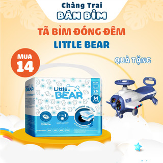  Tã Bỉm Little Bear, Tã Bỉm ban Đêm siêu mềm mỏng, thấm hút 1800ml, chống tràn, được mix size