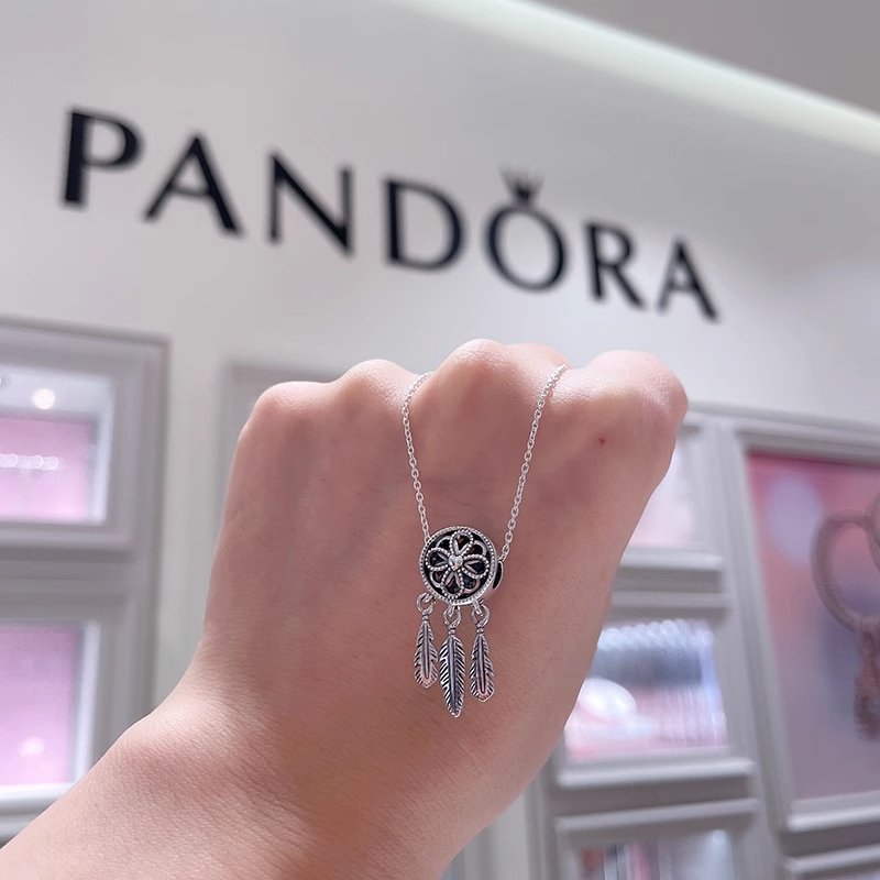 Dây chuyền nữ Pandora Moments vòng bắt giấc mơ Dreamcatcher 6147-1101
