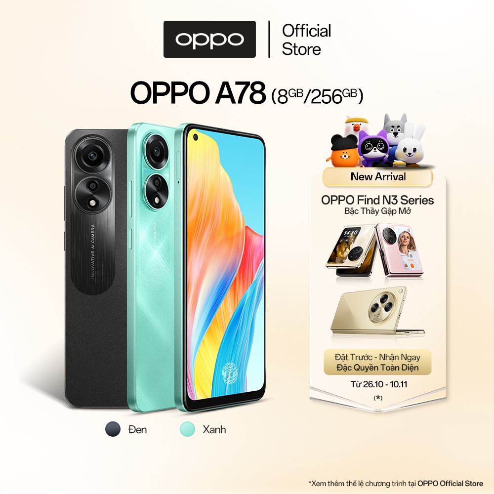 Điện thoại OPPO A78 - Hàng chính hãng